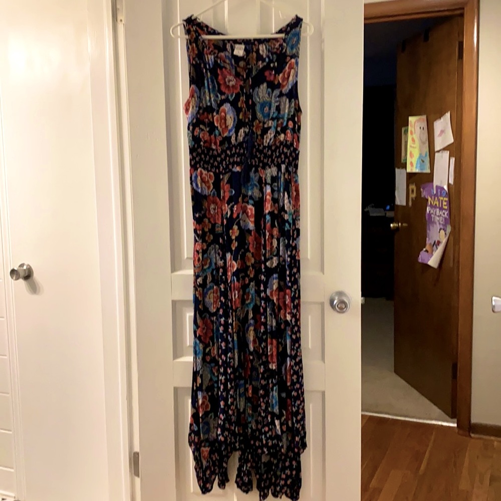 EUC Bila floral maxi tank dress, size M
